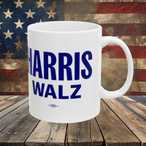 Logo Harris Walz Blue Mug