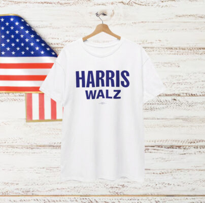 Logo Harris Walz Blue Shirt