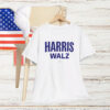Logo Harris Walz Blue Shirt