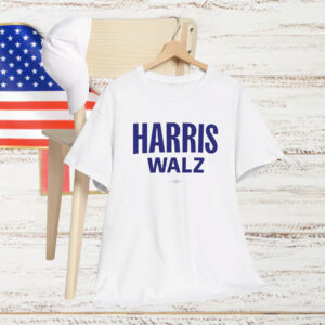 Logo Harris Walz Blue Shirt