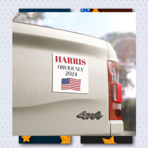 Magnet Harris Obviously 2024 Kamala Harris for Presiden T-Shirt