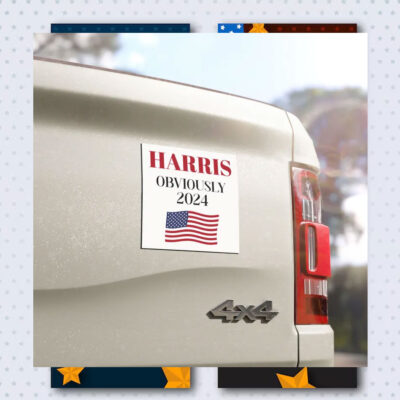 Magnet Harris Obviously 2024 Kamala Harris for Presiden T-Shirt