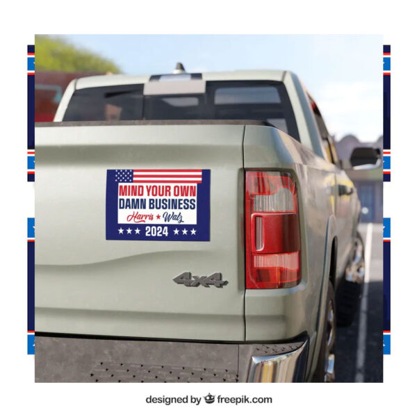 Mind Your Own Damn Business Car Magnets