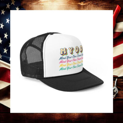 Mind Your Own Damn Business Harris Walz 2024 Trucker Hat