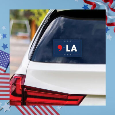 Official Comma La Kamala Harris Car Magnet