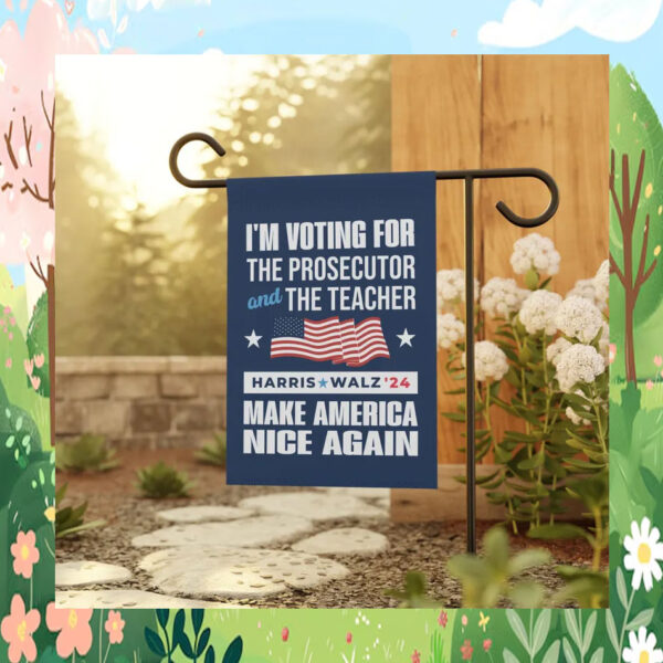 Official Harris Walz 2024 Garden and House Flag