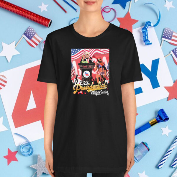 Official We So Presidential Sniper Gang Painting Shirt