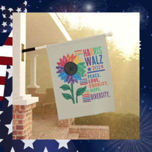 Patriotic Kamala Harris House Flag