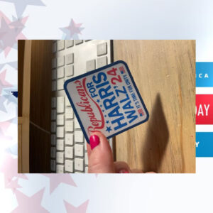 Republicans For Harris Walz'24 Sticker