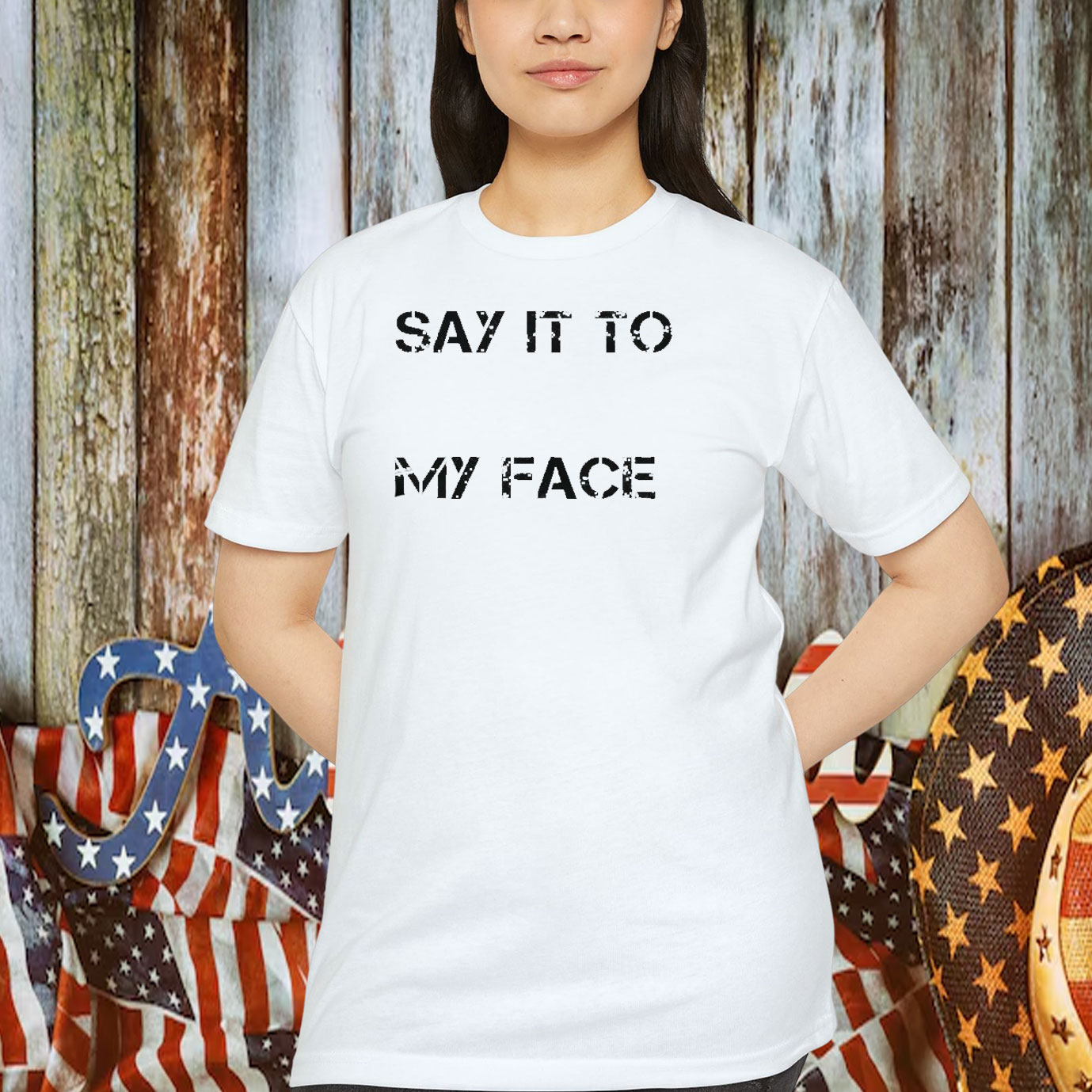 Say It To My Face Kamala Harris President Debate Shirts
