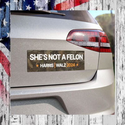 She's not a felon Car Magnet