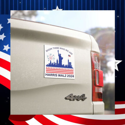 Show Them Who We Are Kamala Harris Car Magnet