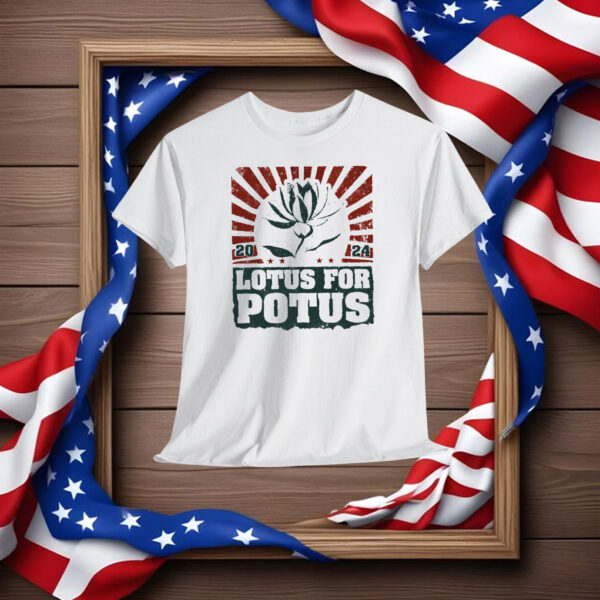 Teesdily Lotus Shirt, Lotus For Potus 2024 Shirt