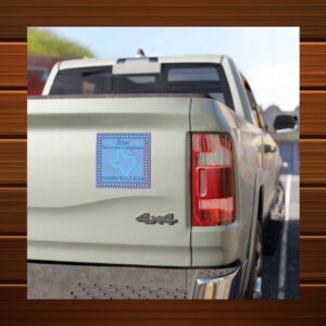 Texas TX We're Not Going Back Kamala Harris Walz 2024 President Election Car Magnet