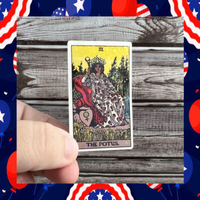 The POTUS Tarot Card Sticker