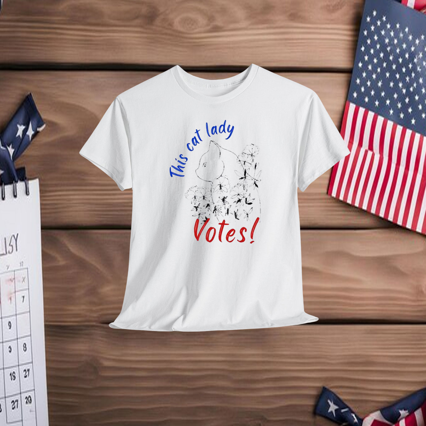 This Cat Lady Votes Shirt, Kamala Harris T-shirt, Cute Political Shirt