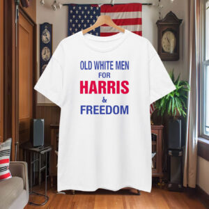 Tim Walz Old White Men For Harris & Freedom T-Shirt