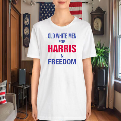 Tim Walz Old White Men For Harris & Freedom T-Shirt