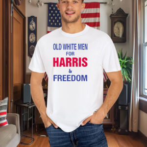 Tim Walz Old White Men For Harris & Freedom T-Shirt