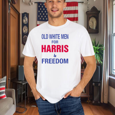 Tim Walz Old White Men For Harris & Freedom T-Shirt