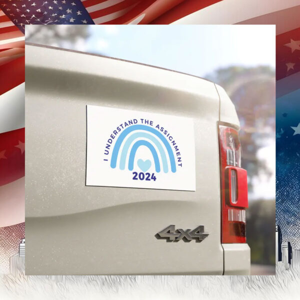 Vote Blue Car Magnet Harris Walz