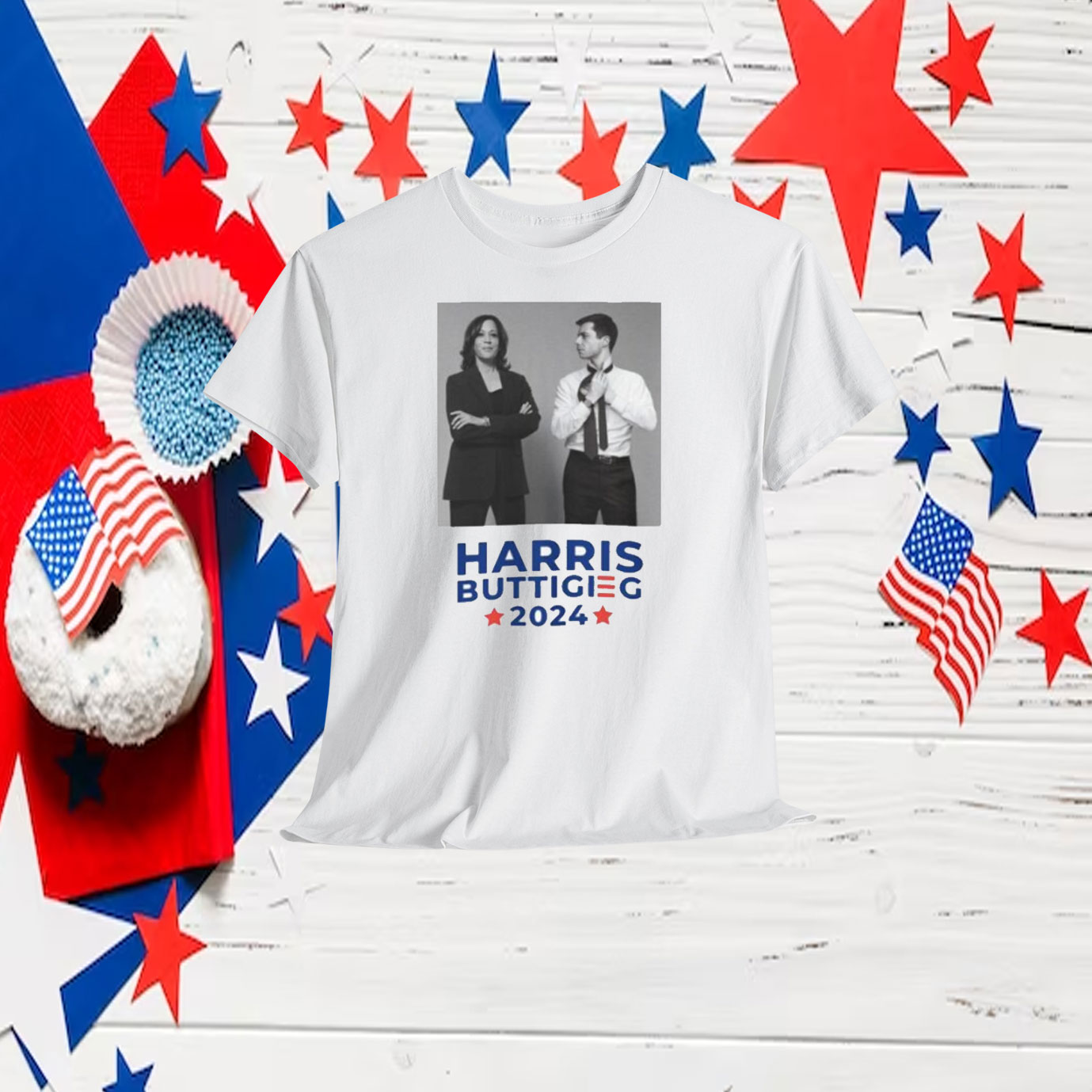 Vote Harris Buttigieg 2024 Shirt