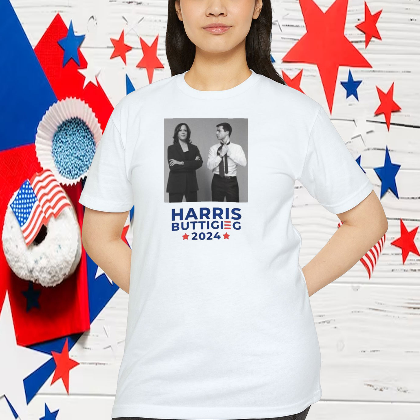 Vote Harris Buttigieg 2024 Shirt