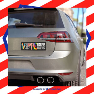 Vote Harris Walz 2024 Car Magnet