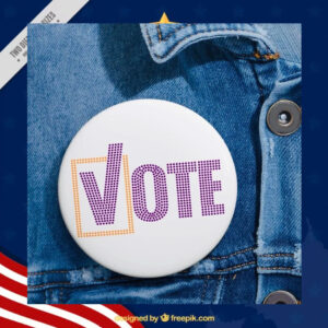 Vote Kamala Harris Tim Walz Button