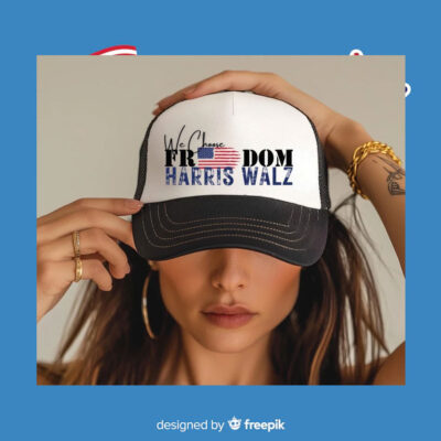 We Choose Freedom Harris Walz Hat