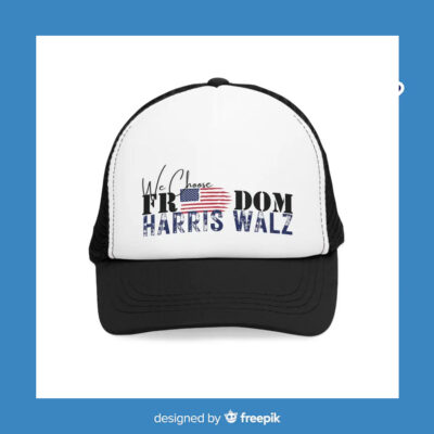 We Choose Freedom Harris Walz Hat