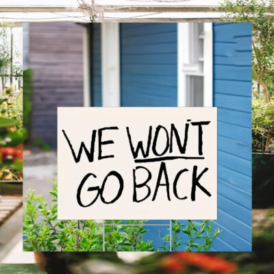 We Won't Go Back Vote Kamala Yard Sign