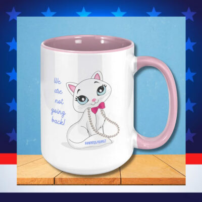 We are not going back Harris Walz Mug