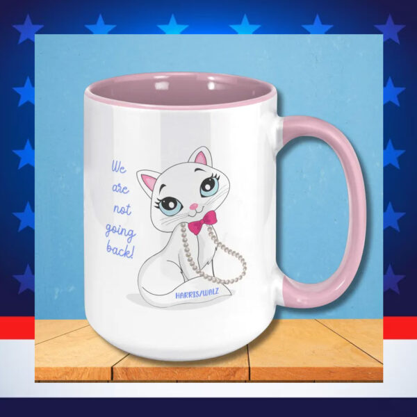 We are not going back Harris Walz Mug
