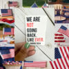 We are not going back ever sticker, Swifties for Harris Sticker