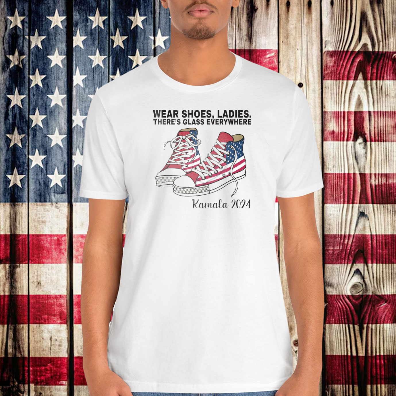 Wear Your Shoes, Kamala Harris Tee For Women Shirt