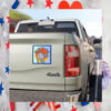 We're Not Going Back Car Magnet Harris Walz 2024 Magnet