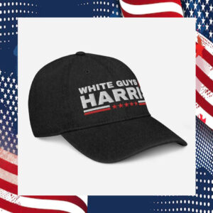 White Guys For Harris Denim Cap