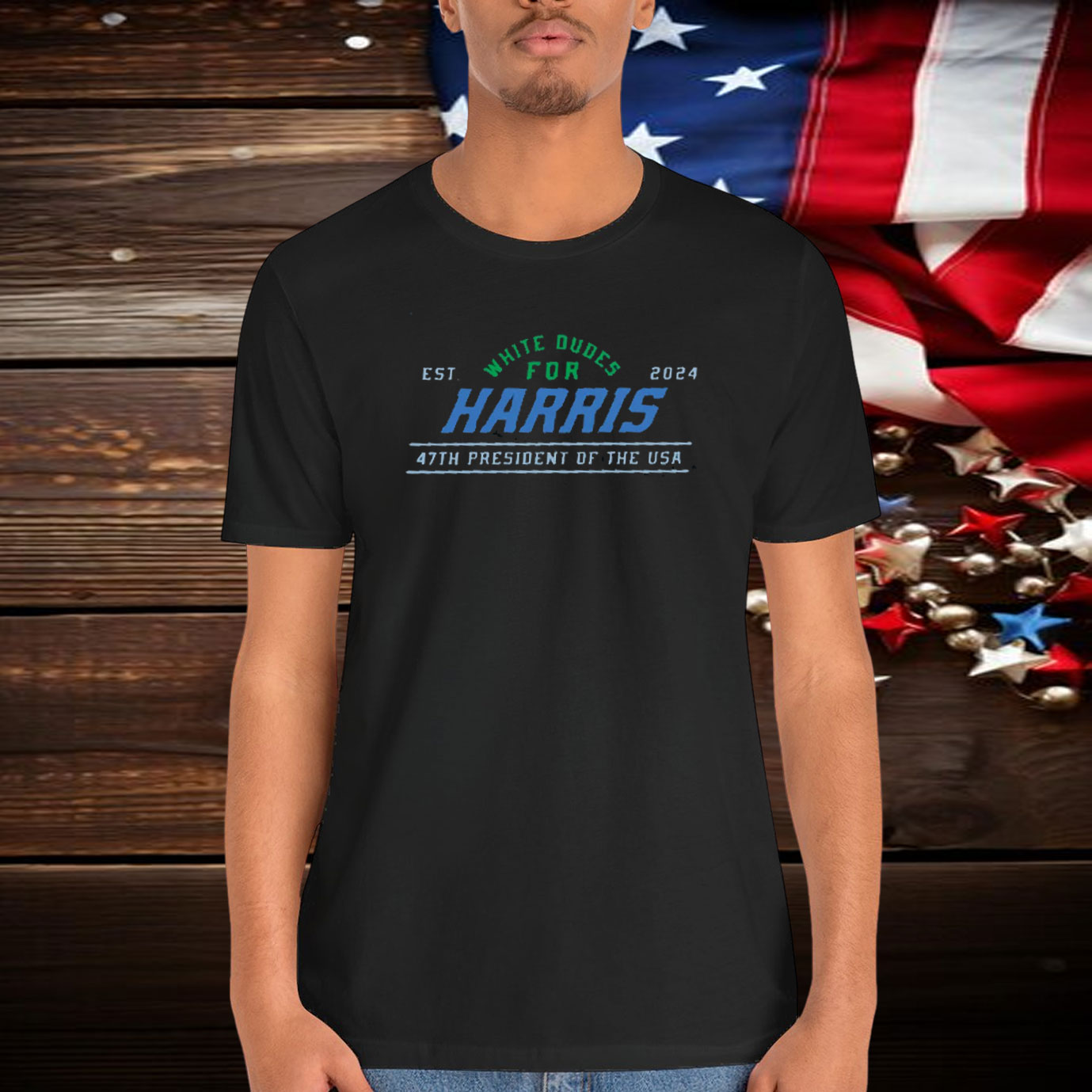 White dudes for Harris 2024 voting Shirt