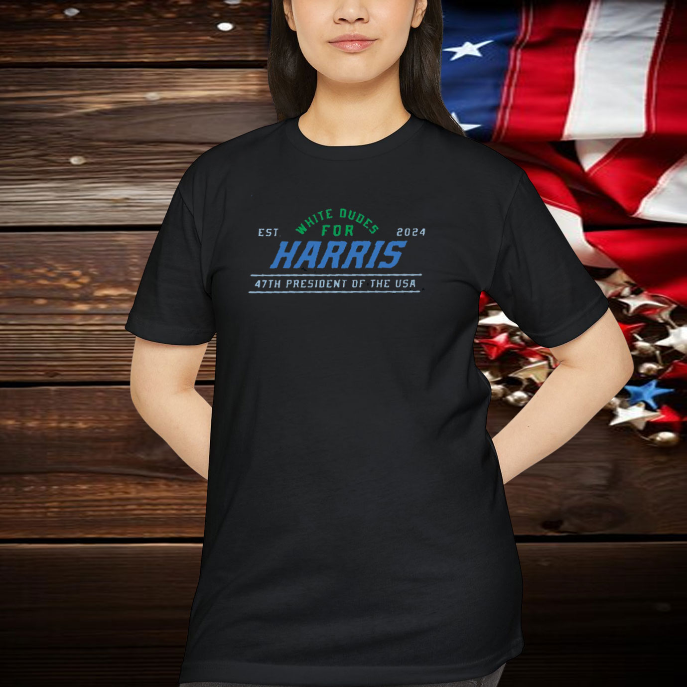 White dudes for Harris 2024 voting Shirt