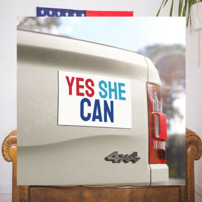 Yes She Can Bumper Magnet