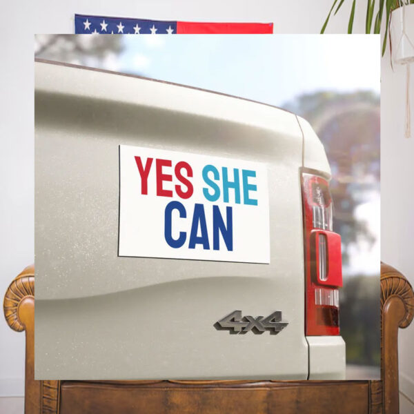 Yes She Can Bumper Magnet