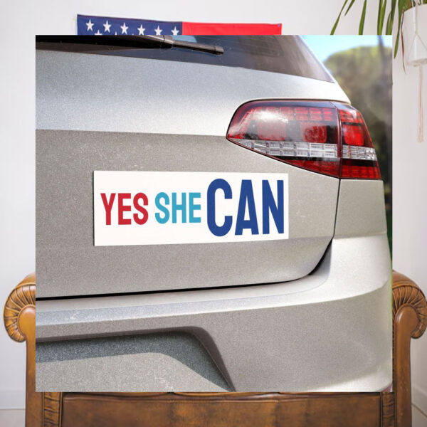 Yes She Can Bumper Magnet