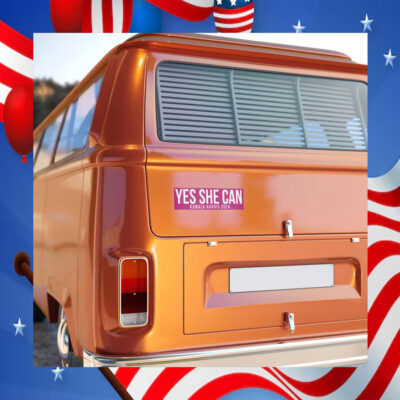 Yes She Can Kamala Harris Bumper Sticker