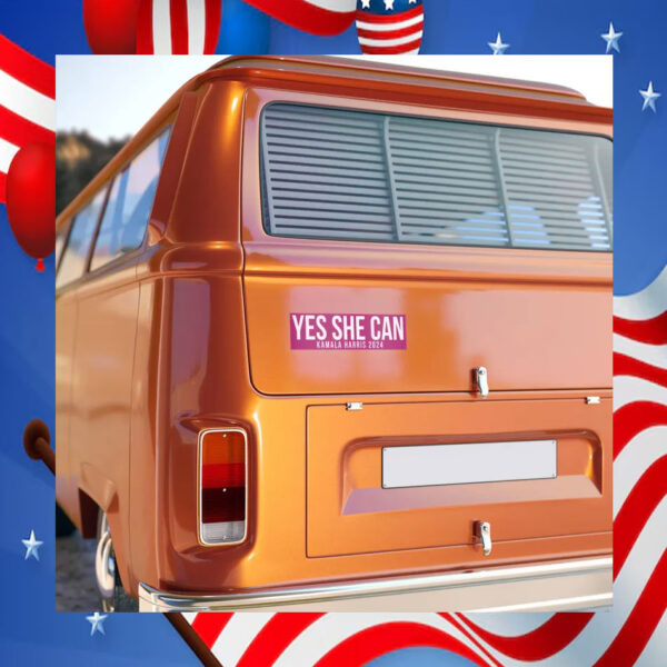 Yes She Can Kamala Harris Bumper Sticker