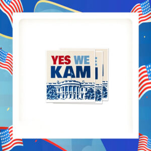 Yes We Kam Vote Kamala Harris Stickers