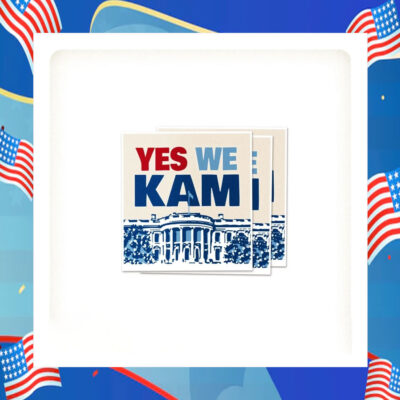 Yes We Kam Vote Kamala Harris Stickers