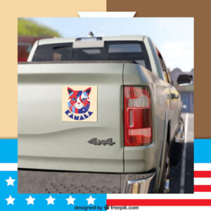 2024 Cat Kamala Car Magnet