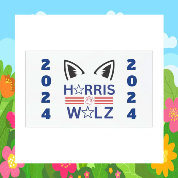 2024 Harris Walz Car Magnet