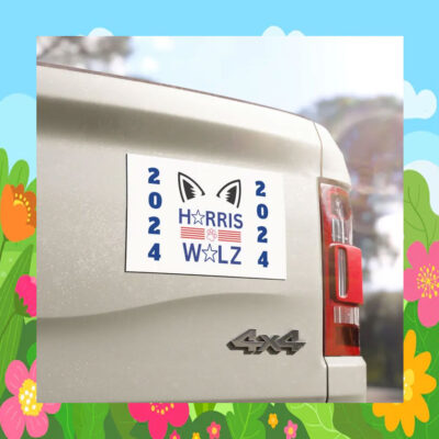 2024 Harris Walz Car Magnet